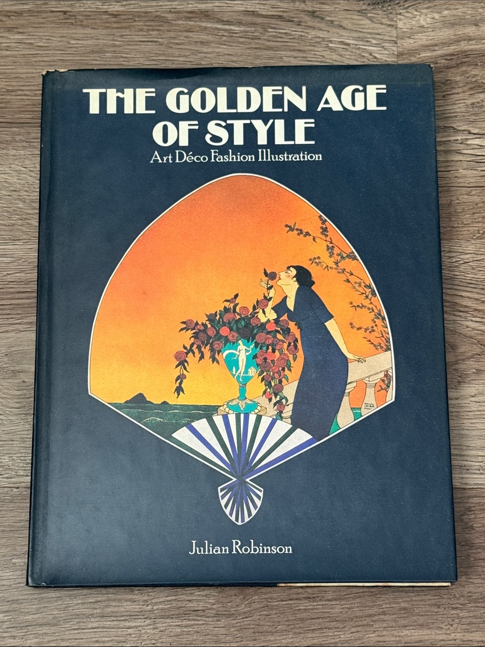 VTG The Golden Age of Style Art Deco Fashion Illustration Book Julian Robinson